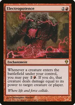 1x Electropotence - NM English MTG - Zendikar - Image 1