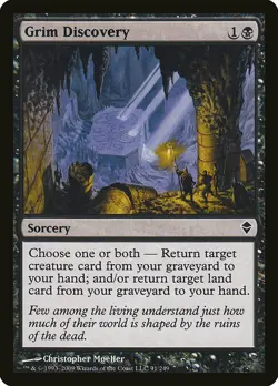 1x Grim Discovery - NM English MTG - Zendikar - Image 1