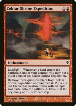1x Zektar Shrine Expedition - NM English MTG - Zendikar - Image 1