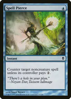 1x Spell Pierce - NM English MTG - Zendikar - Image 1