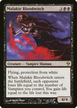 1x Malakir Bloodwitch - NM English MTG - Zendikar - Image 1