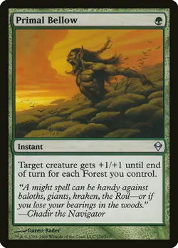1x Primal Bellow - NM English MTG - Zendikar - Image 1