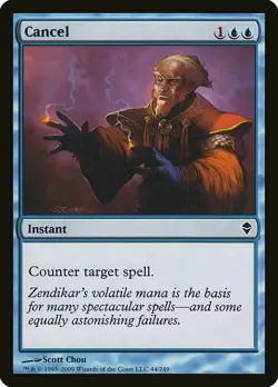 1x Cancel - NM English MTG - Zendikar - Image 1