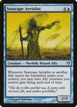 1x Seascape Aerialist - NM English MTG - Zendikar - Image 1