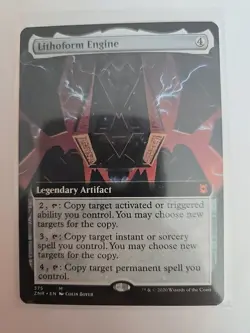 MTG Lithoform Engine - Extended Art, NM, English Zendikar Rising - Image 1