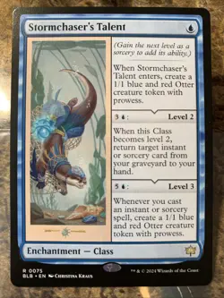 MTG TCG Bloomburrow Stormchaser's Talent 0075 Regular Rare - Image 1
