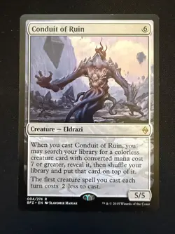 Conduit of Ruin 4 - R - Battle for Zendikar - Normal - MTG - LP - Image 1