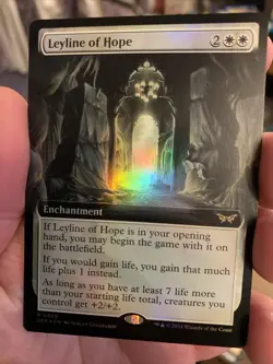 MTG Leyline of Hope (Foil Extended Art) [Duskmourn, Near Mint] - Image 1