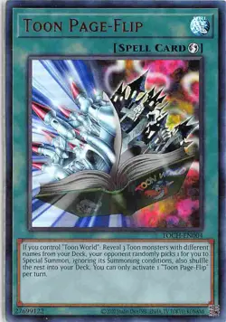 Toon Chaos Ultra Rare MP TOCH-EN004 Toon Page-Flip - Image 1