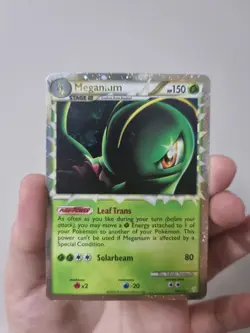 Meganium 109/123 HGSS Holo Prime Pokemon Card NM-LP - Image 2