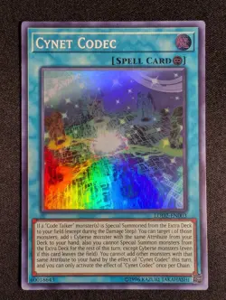 Yugioh - Cynet Codec LOD2-EN003 Unlimited Edition Super Rare NM - Image 1