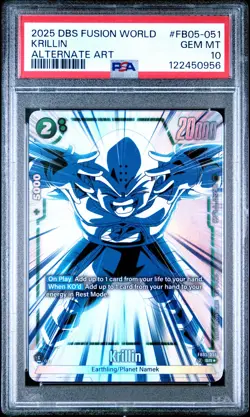 2025 DRAGON BALL SUPER CARD GAME FUSION WORLD NEW ADVENTURE KRILLIN PSA 10 - Image 1