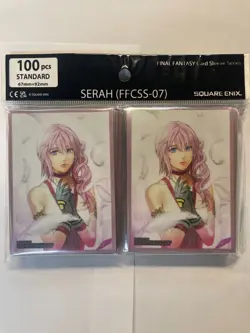 Final Fantasy Serah Card Sleeves FFCCSS-07 Square Enix 100pcs Standard 67x92mm S - Image 1