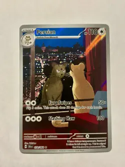 Pokemon TCG Persian Shrouded Fable Holo Illustration Card 078/064 - Image 1