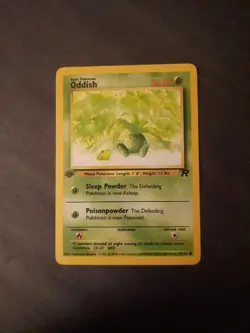 Pokemon Card TCG Oddish 63/82 Team Rocket Regular 1st Edition Card - Image 4