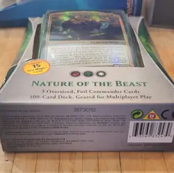 Magic The Gathering COMMANDER Nature of the Beast Sealed Deck Marath 100 Cards - Image 2