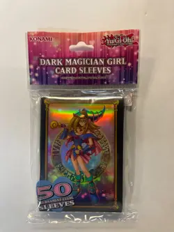 Yu-Gi-Oh Dark Magician Girl Card Sleeves 50ct Konami Sealed - Image 1