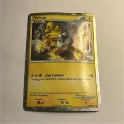 Raikou HGSS19 Promo 2010 Holo – Heavily Played – Pokemon Card - Image 3