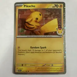 Pikachu (Pokemon Day 2026) 051/162 Miscellaneous Cards Cosmo Holo POKEMON NM A - Image 1