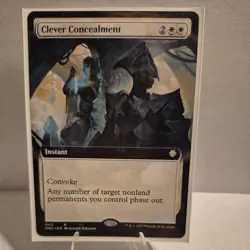 MTG - CLEVER CONCEALMENT - RARE - EXTENDED ART - NM - ONC - Image 1