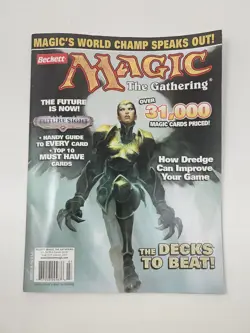 Beckett Magic The Gathering Price Guide Issue #12 June/July 2007 MTG Rare - Image 1