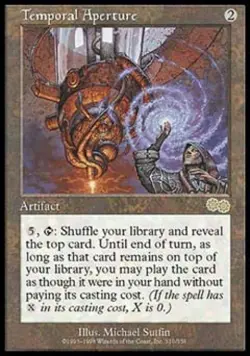 MTG English Temporal Aperture NM Normal Urza's Saga - Image 1