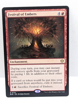 Festival of Embers - Bloomburrow - Enchantment - Rare - Regular - BLB 134 - Image 1