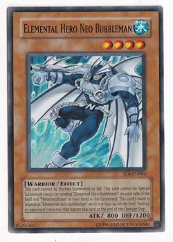Yu-Gi-Oh! TCG Elemental Hero Neo Bubbleman Shadow of Infinity SOI-EN004 LP - Image 1