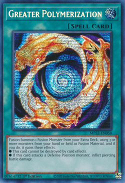Yu-Gi-Oh! Greater Polymerization Prismatic Secret Rare MP22-EN050 - Image 1
