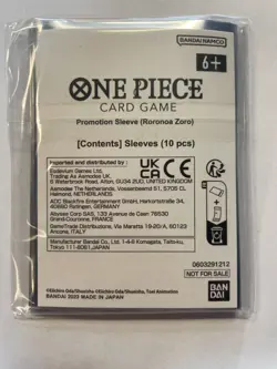 One Piece Card Game Limited Promotion Sleeves Roronoa Zoro 10ct Bandai Japan - Image 2