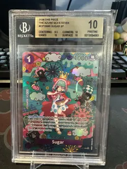 2026 One Piece The Azure of Sea's Seven OP10065 Sugar SP BGS 10 PRISTINE - Image 1