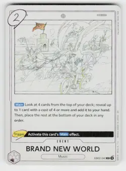Extra Booster: Anime 25th Collection #EB02-040 BRAND NEW WORLD - Image 1