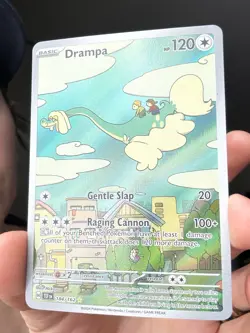 Drampa Pokemon Card 184/162 SV05: Temporal Forces Illustration Rare Holo - Image 2