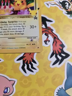 Pokemon Bday Pikachu 24/53 Celebrations Classic Collection Holo Pokemon Card Tcg - Image 2