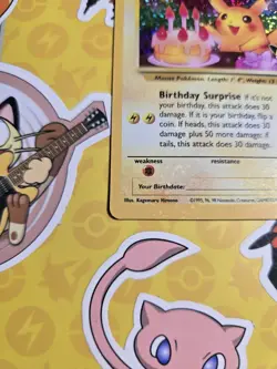 Pokemon Bday Pikachu 24/53 Celebrations Classic Collection Holo Pokemon Card Tcg - Image 3