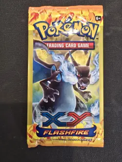 Pokemon Flashfire 3 Card Mini Booster Pack - Art as Shown - New Sealed - Image 1