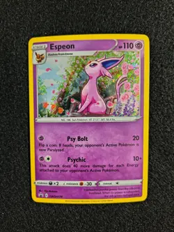 Espeon SWSH174 Holo Promo Sword & Shield Pokemon TCG Card VLP - Image 1