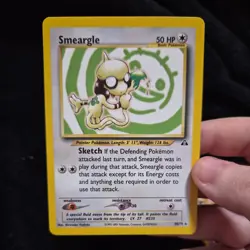 NEAR MINT Pokemon Neo Discovery Smeargle 30/75 Rare Card - Image 1