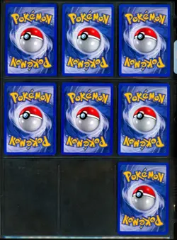 Pokemon 1ST EDITION CHINESE Base Set COMPLETE Non Holo ENERGY Cards #96-102 MINT - Image 3