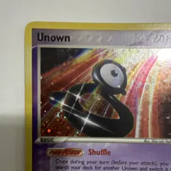 Pokemon Unown B/28 EX Unseen Forces Holo Rare Basic 60 HP Card 2005 LP - Image 4