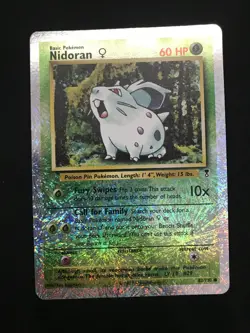 Pokemon Nidoran Female 82/110 Reverse Holo Legendary Collection Card - LP - Image 1