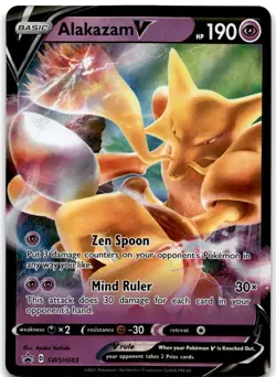 Alakazam V - Promo SWSH: Sword & Shield Promo Cards SWSH083 NM - Image 1