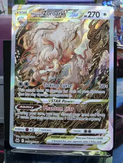 Pokemon TCG Crown Zenith: Hisuian Zoroark VSTAR Holo Ultra Rare Card GG56/GG70 - Image 1