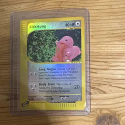 Pokemon Lickitung Aquapolis 90/147 Holo Common 80 HP English 2002 TCG Card - Image 1