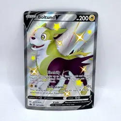 Shiny Boltund V Black Star Promo Full Art SWSH085 Pokemon Card - Image 1