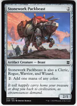 Stonework Packbeast C Zendikar Rising 255 LP - Image 1
