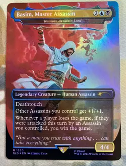 1x Basim, Master Assassin RAINBOW FOIL (SLD) Secret Lair Assassins Creed 1560 - Image 1