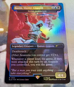 1x Basim, Master Assassin RAINBOW FOIL (SLD) Secret Lair Assassins Creed 1560 - Image 2