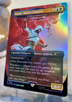 1x Basim, Master Assassin RAINBOW FOIL (SLD) Secret Lair Assassins Creed 1560 - Image 3
