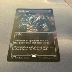 Mindcrank MINT Borderless 2456 Secret Lair Drop SLD MTG Rare Unplayed Regular - Image 2